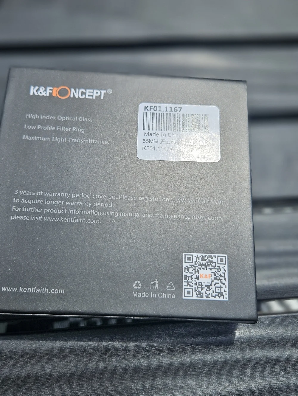 k&f Concept nano-x nd1000 55mm Filter
